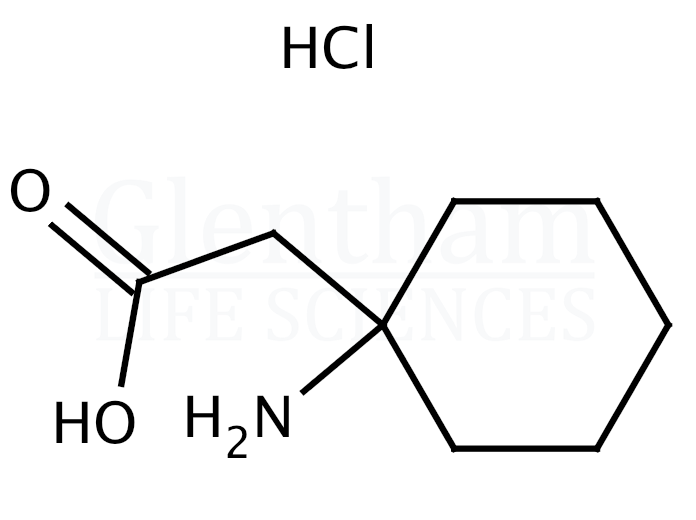 2-(1-Aminocyclohexyl)acetic acid hydrochloride Structure