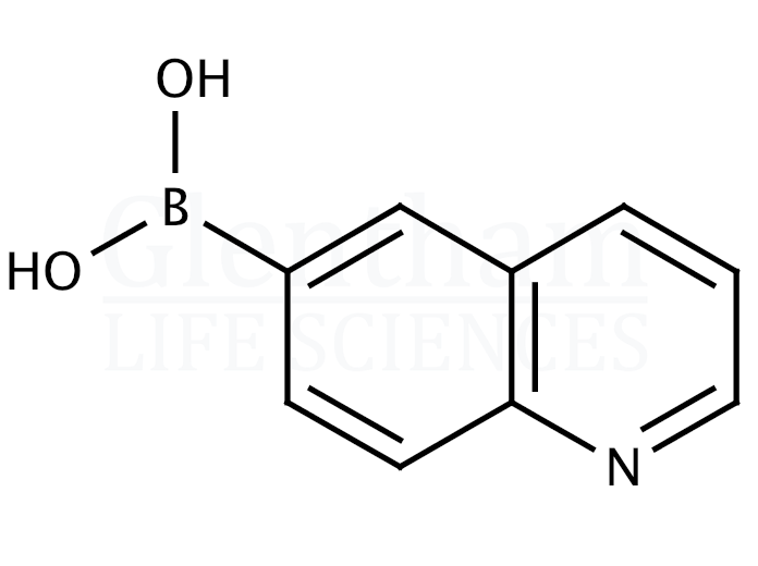 Quinoline-6-boronic acid Structure