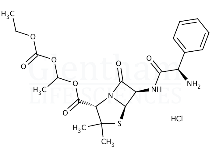 Strcuture for Bacampicillin hydrochoride