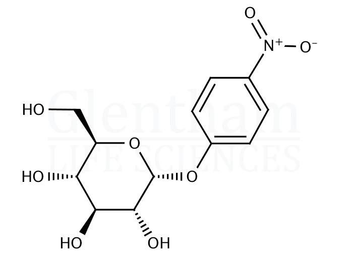 4-Nitrophenyl a-D-glucopyranoside Structure
