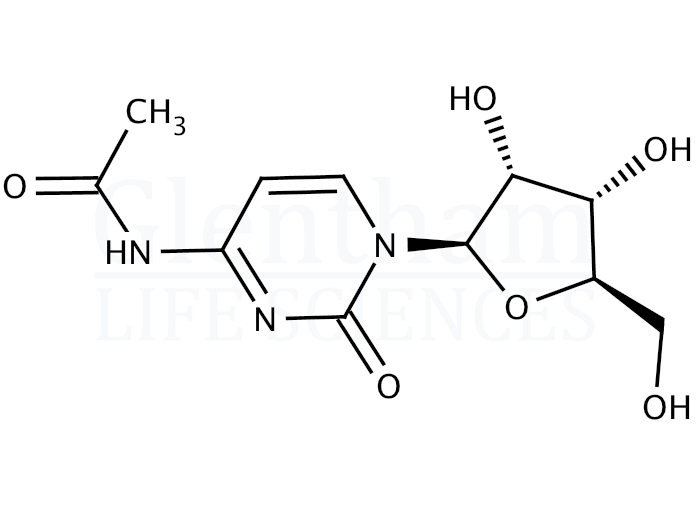 Structure for N-4-Acetylcytidine (3768-18-1)