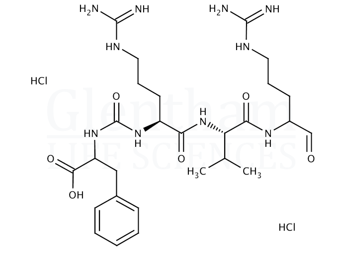 Structure for Antipain dihydrochloride