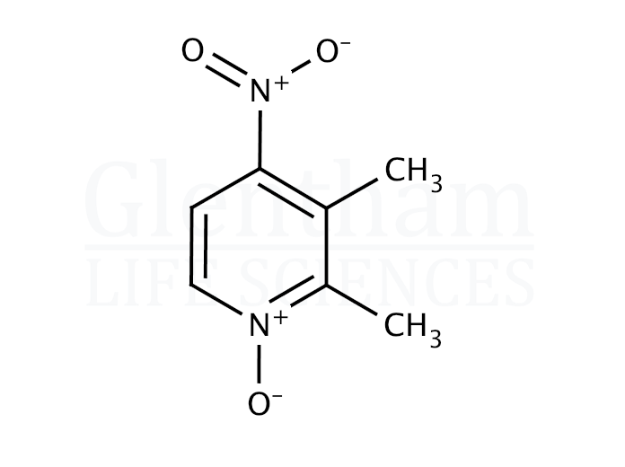Structure for 2,3-Dimethyl-4-nitropyridine-N-oxide (37699-43-7)