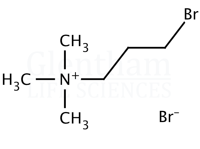 (3-Bromopropyl)trimethylammonium bromide Structure