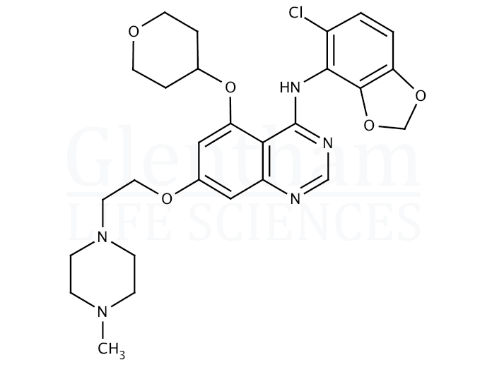 Structure for Saracatinib