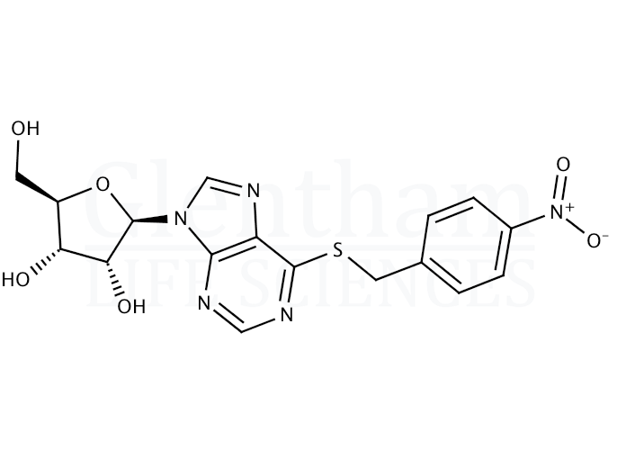 S-(4-Nitrobenzyl)-6-thioinosine Structure