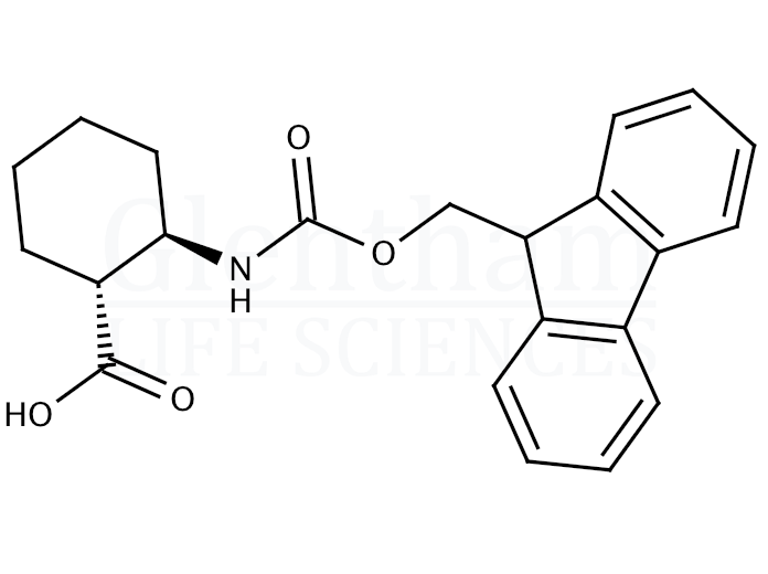 trans-2-(Fmoc-amino)cyclohexanecarboxylic acid  Structure
