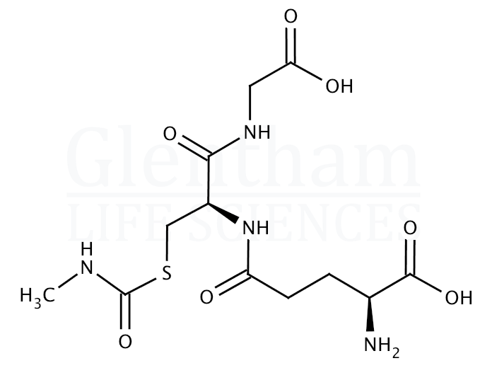 Structure for  S-(N-Methylcarbamoyl)glutathione  (38126-73-7)