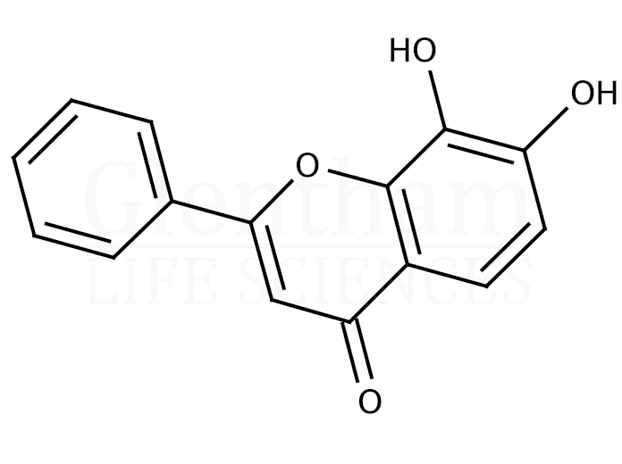 7,8-Dihydroxyflavone hydrate Structure