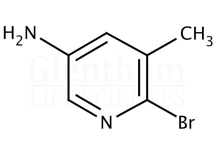 5-Amino-2-bromo-3-picoline (5-Amino-2-bromo-3-methylpyridine) Structure