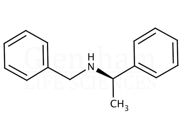(R)-(+)-N-Benzyl-alpha-methylbenzylamine Structure