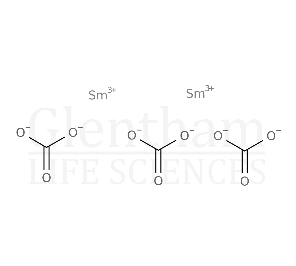 Samarium carbonate hydrate, 99.9% Structure