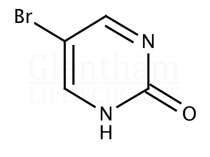 Structure for  5-Bromo-2-hydroxypyrimidine  (38353-06-9)