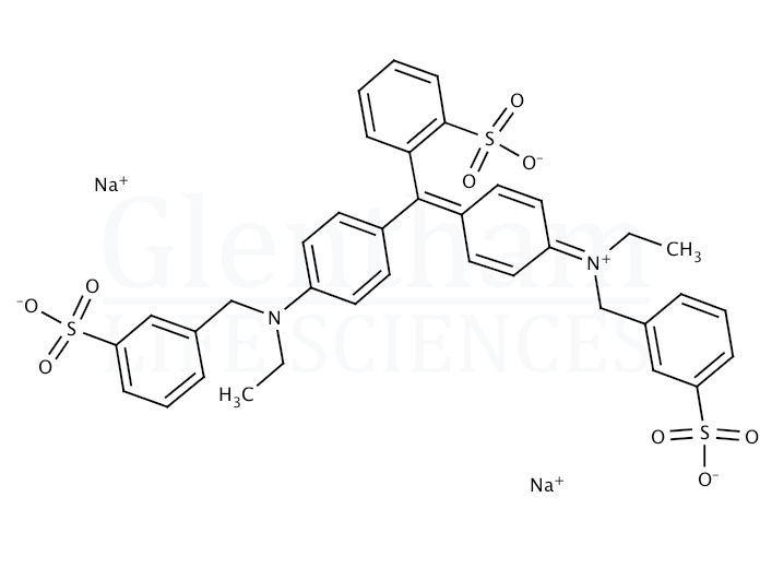 Erioglaucine (C.I. 42090) Structure