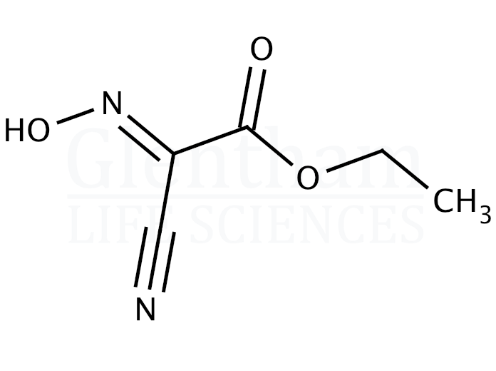 Structure for Ethyl (hydroxyimino)cyanoacetate (3849-21-6)