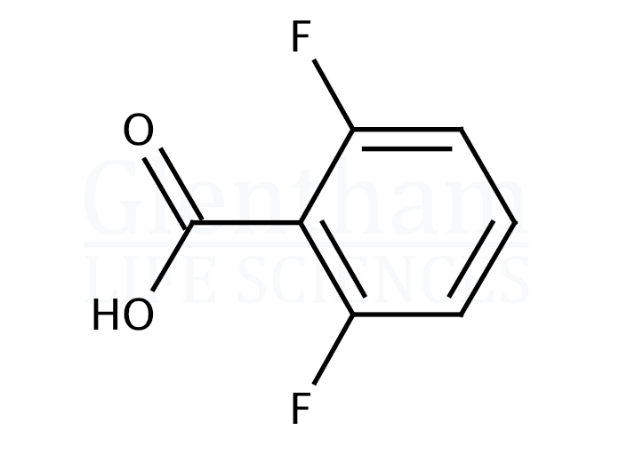 2,6-Difluorobenzoic acid Structure