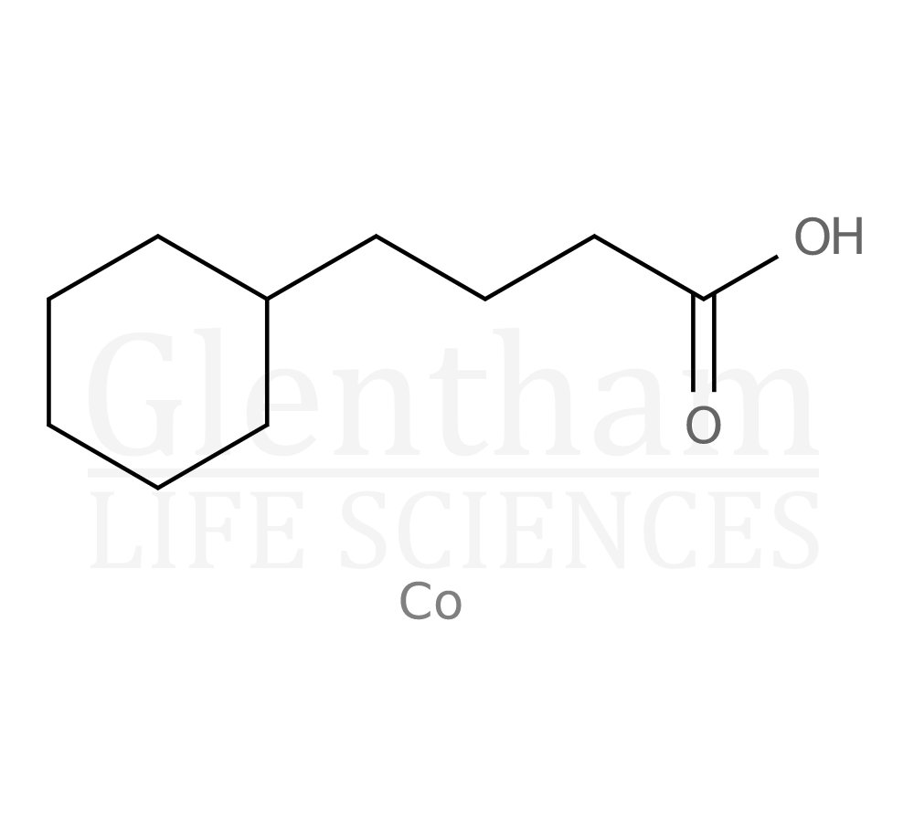 Structure for Cobalt(II) cyclohexanebutyrate, AAS