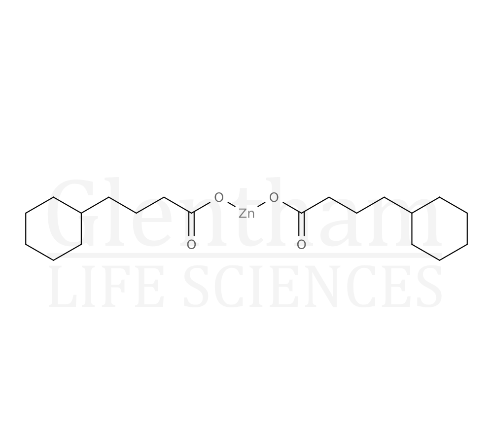 Structure for  Zinc cyclohexanebutyrate, AAS  (38582-18-2)
