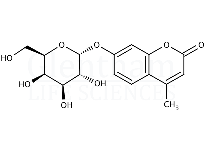 Structure for 4-Methylumbelliferyl a-D-galactopyranoside