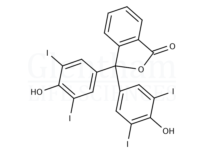 3′,3′′,5′,5′′-Tetraiodophenolphthalein Structure
