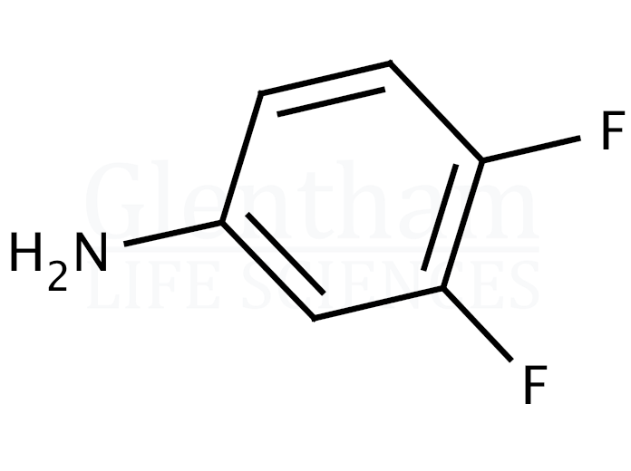 3,4-Difluoroaniline Structure