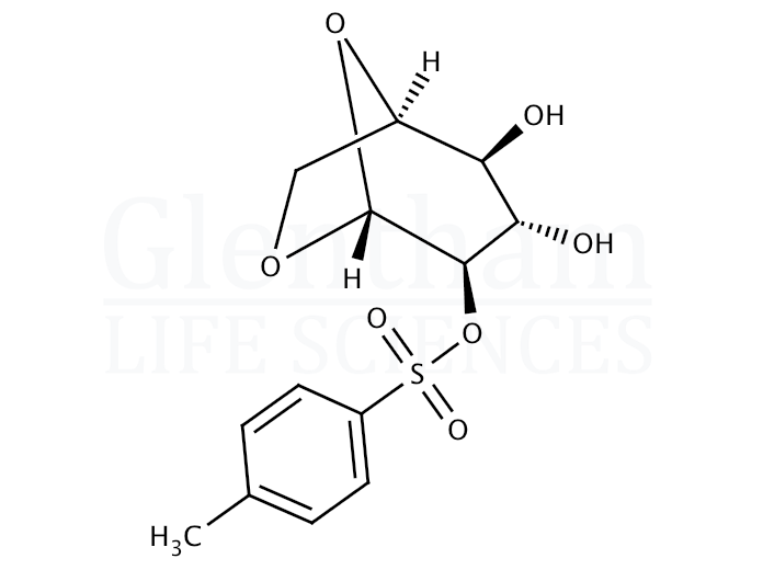Structure for 1,6-Anhydro-2-O-p-toluenesulfonyl-b-D-glucopyranose