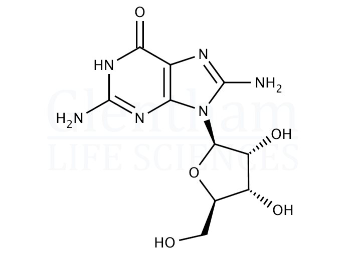 8-Aminoguanosine Structure