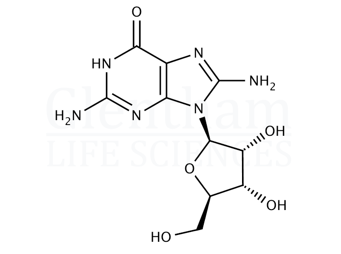 Structure for 8-Aminoguanosine