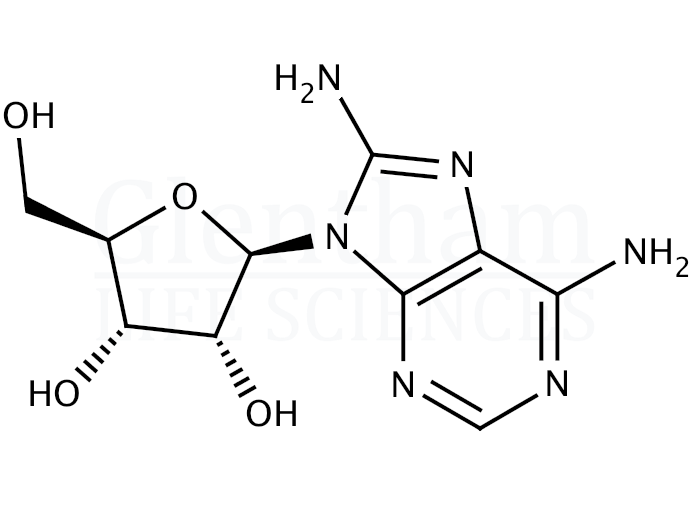 8-Aminoadenosine Structure