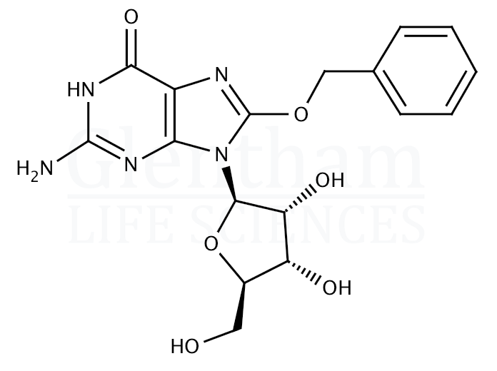 8-(Benzyloxy)guanosine Structure