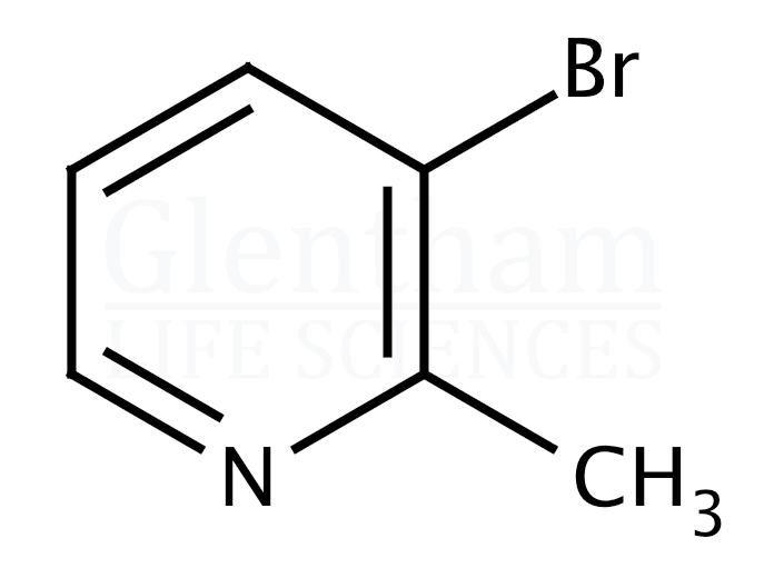 3-Bromo-2-methylpyridine (3-Bromo-2-picoline) Structure