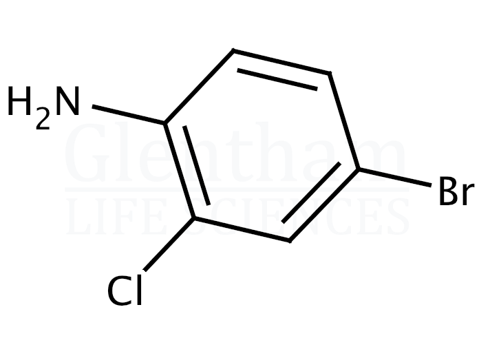 4-Bromo-2-chloroaniline Structure