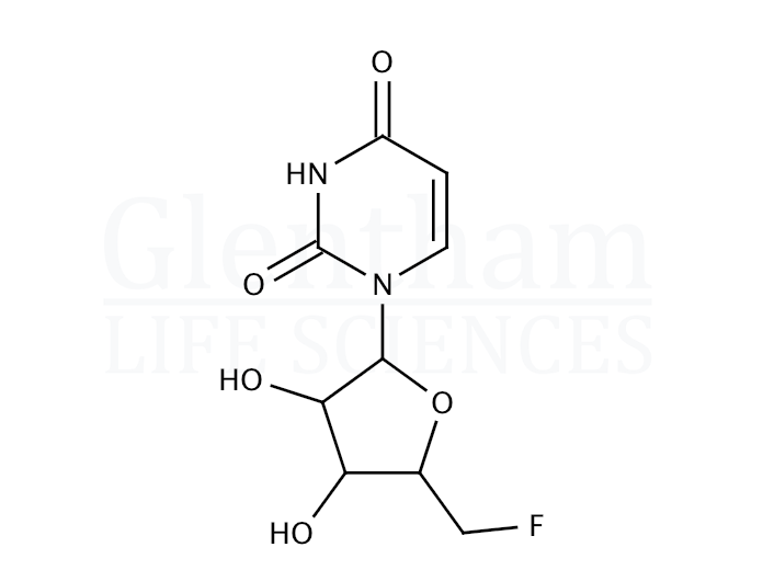 5''-Deoxy-5-fluorouridine Structure
