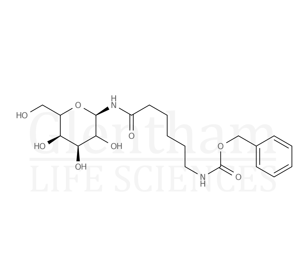 N-(ε-N-Benzyloxycarbonylamino)caproyl)-β-D-galactopyranosylamine (contains approx 35% ethanol) Structure
