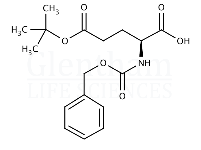 Structure for  Z-Glu(OtBu)-OH    (3886-08-6)
