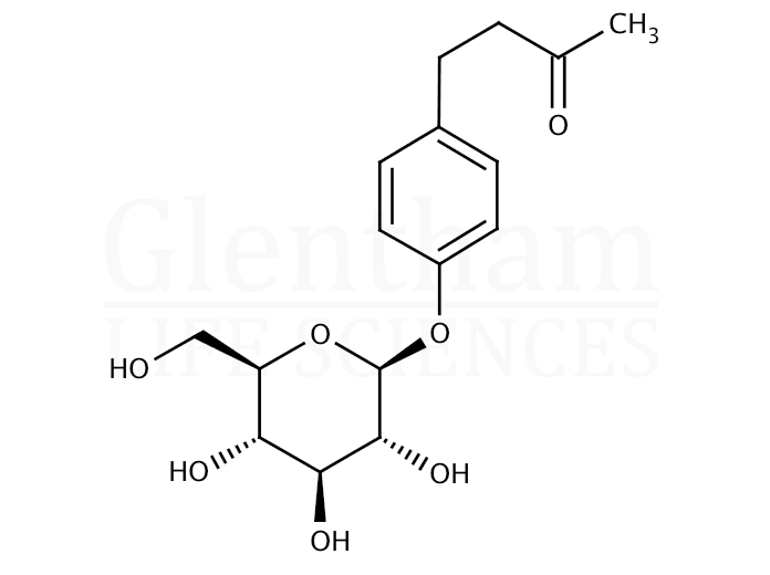 Raspberry ketone glucoside Structure