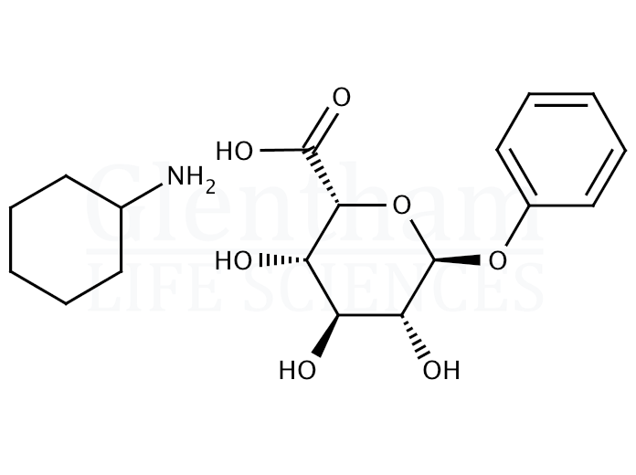 Structure for Phenyl α-L-iduronide cyclohexylammonium salt