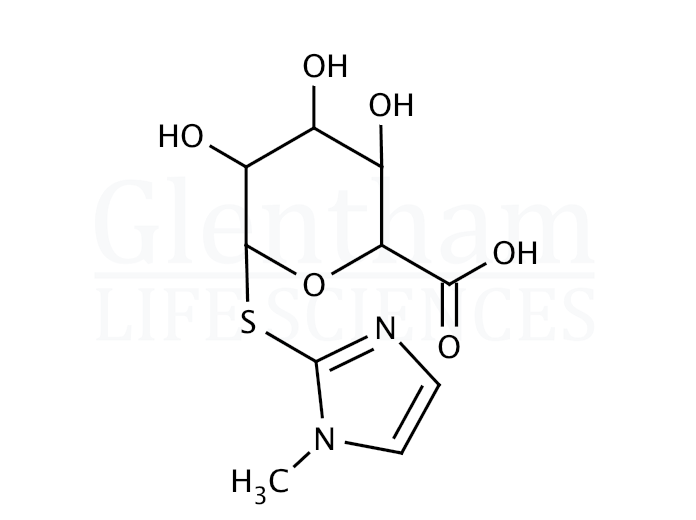 Methimazole thio-b-D-glucuronide Structure