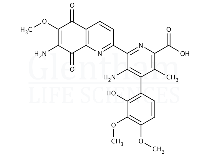 Structure for Streptonigrin (3930-19-6)