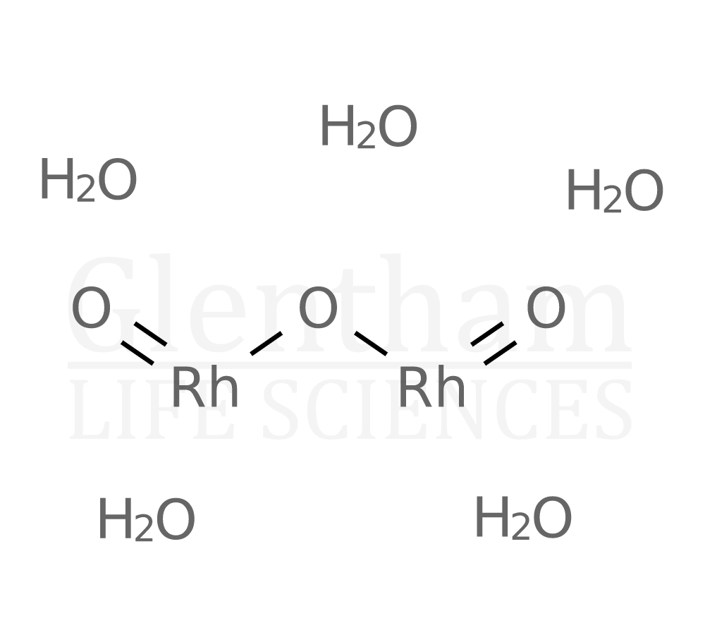 Structure for Rhodium(III) oxide hydrate, 99.95% (metals basis)