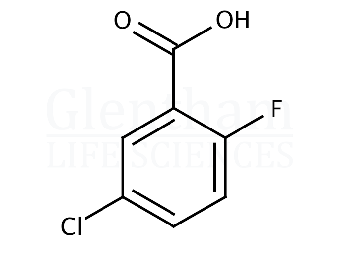 Structure for 5-Chloro-2-fluorobenzoic acid