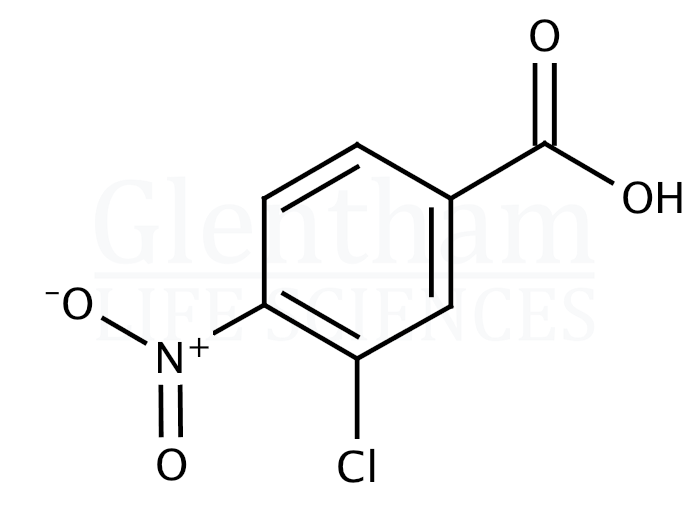 Structure for 3-Chloro-4-nitrobenzoic acid