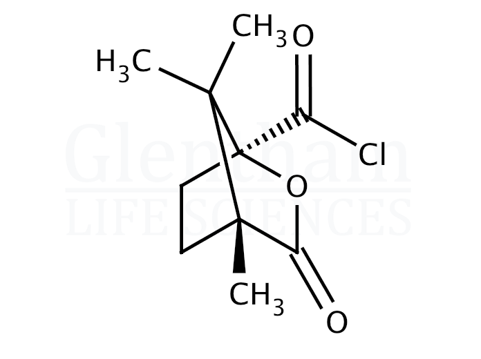 Structure for (-)-Camphanic acid chloride