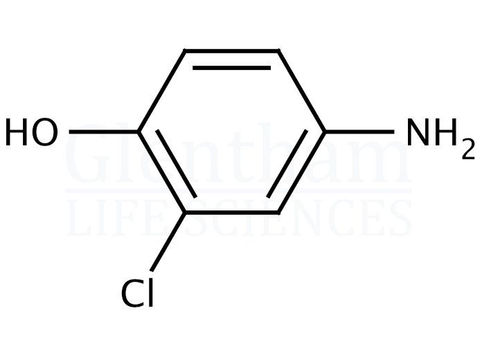4-Amino-2-chlorophenol Structure