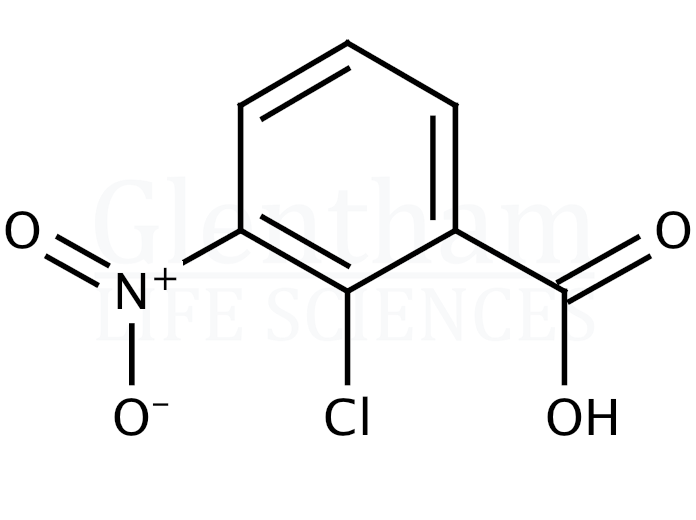 2-Chloro-3-nitrobenzoic acid Structure