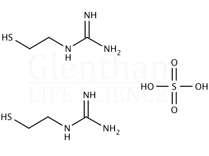 Structure for Mercaptoethylguanidine hemisulfate salt