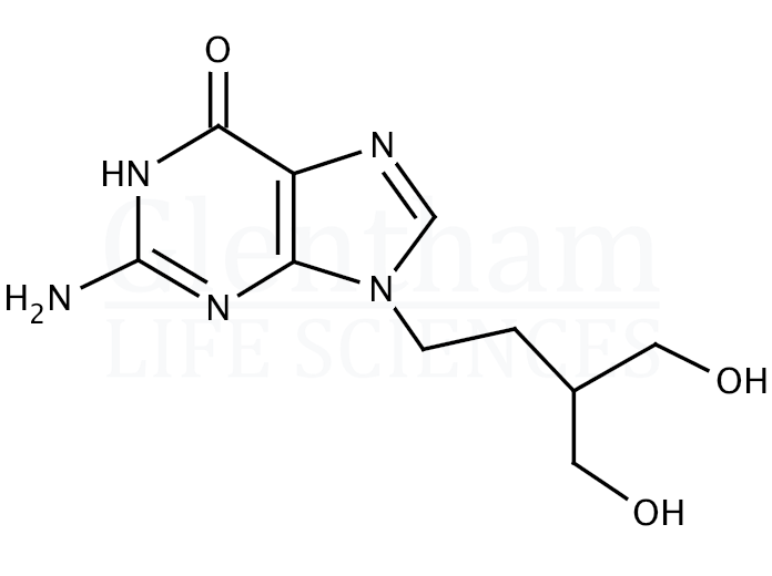 Structure for Penciclovir (39809-25-1)