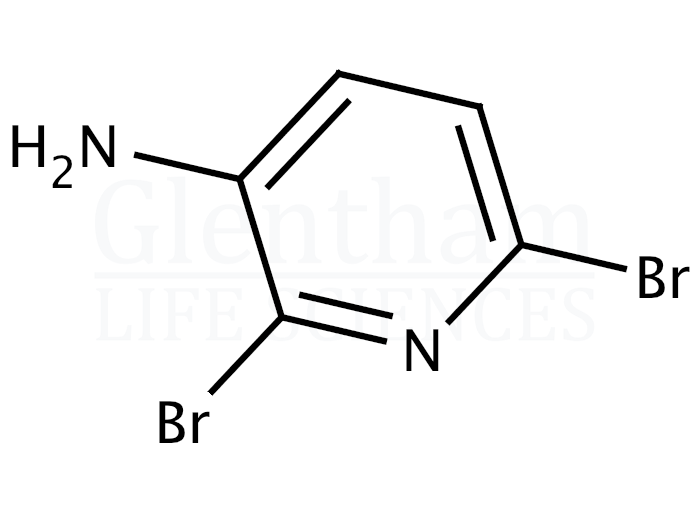 3-Amino-2,6-dibromopyridine Structure
