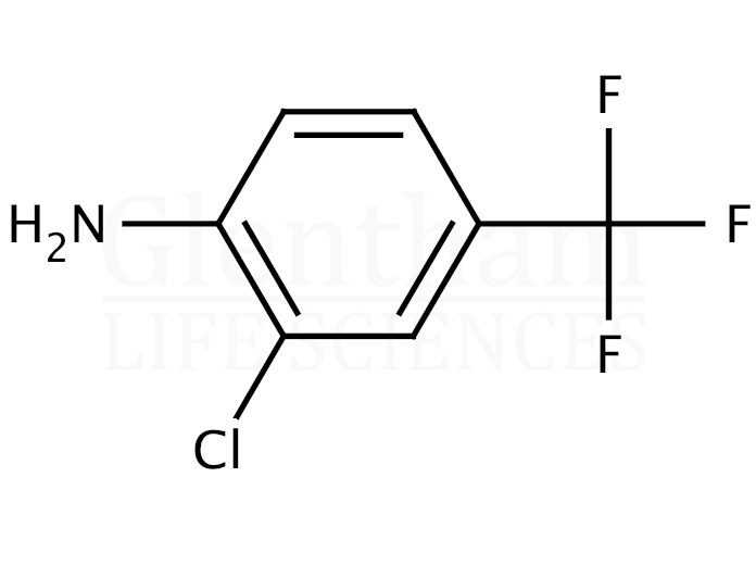 Structure for  4-Amino-3-chlorobenzotrifluoride  (39885-50-2)