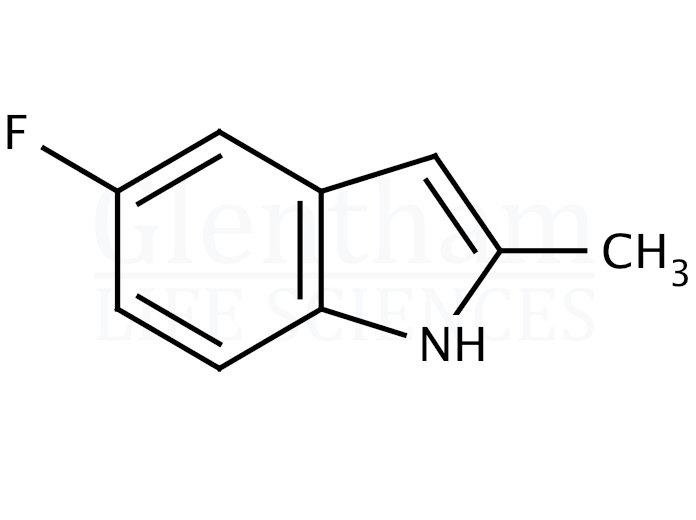5-Fluoro-2-methylindole Structure